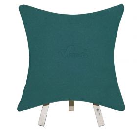 Pillow on the wooden stand